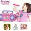 Kids Microphone Karaoke Machine Music Instrument Toys with Light Indoor Outdoor Travel Educational Toy Gift for Girl Boy Child 3