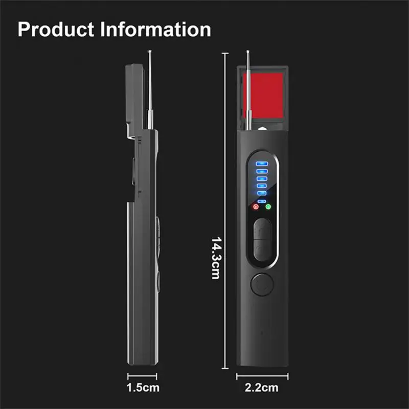 Camera Detector X13 Full Range Camera Detector Finder Anti Spy Bug Listening Device GPS Tracker RF Wireless Signal Scanner For Home Travel