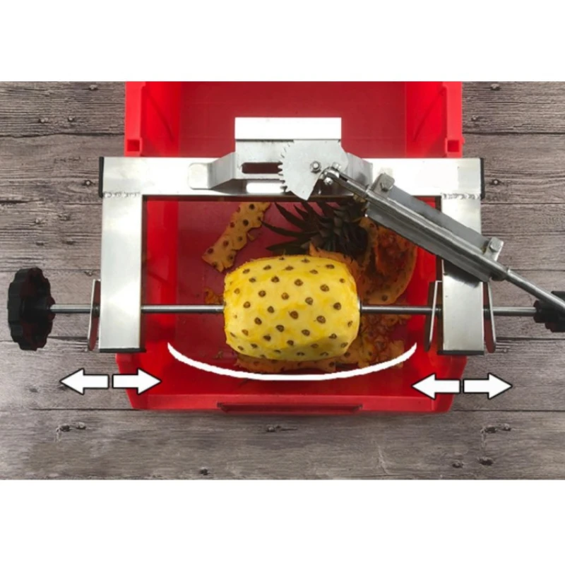 

industrial full automatic coconut peeling machine/pineapple peeler(coring&slicing)