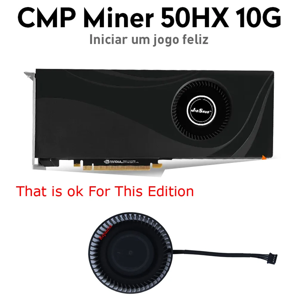 Ventilador de Refrigeração para Evga Gtx660 Gtx660ti Gtx670 Gtx680 Substituição da Placa Vídeo Gráfica Bfb0712hf 65 mm - Imagem 5