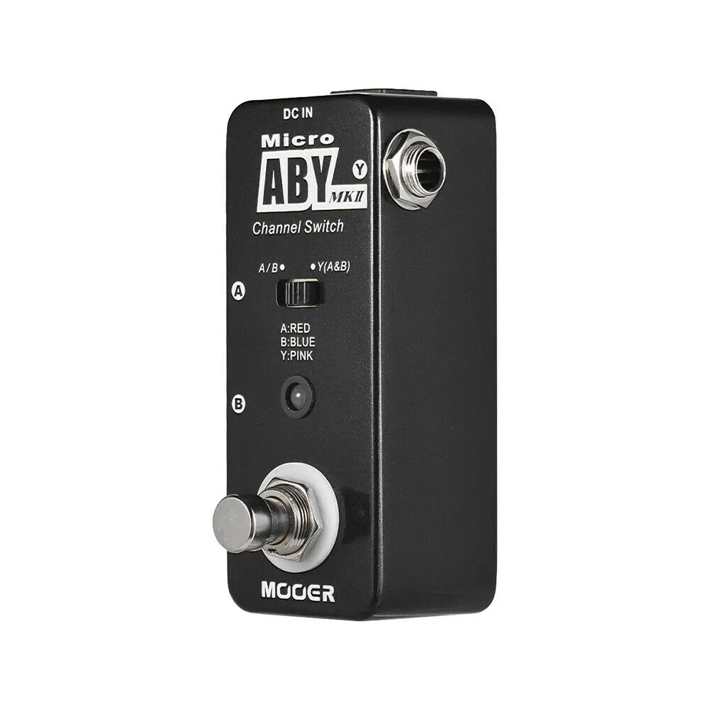 

Mooer педаль для гитарных эффектов Педаль для настройки музыкальный Aby Mkii канальный переключатель истинное отключение полностью металлический Mab2 для электрогитары