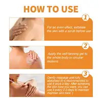 Intensive Tanning Gel Natural Tanning Accelerator Cream Gel Brown Tanning Gel for Sunbeds & Outdoor Sun 3