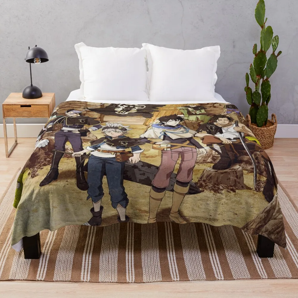 

The Black Bulls Crew Throw Blanket blankets and throws For Sofa Thin