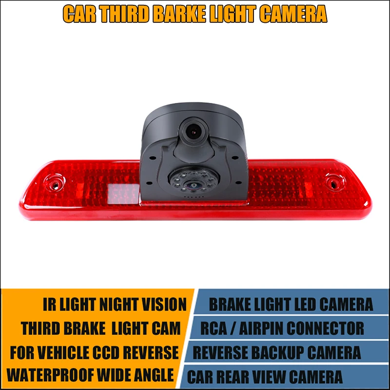 

Rear View BackUp Brake Light Camera For Peugeot Expert Traveller Citroen Jumpy SpaceTourer Toyota ProAce 2007-2016 Dual Lens/Cam