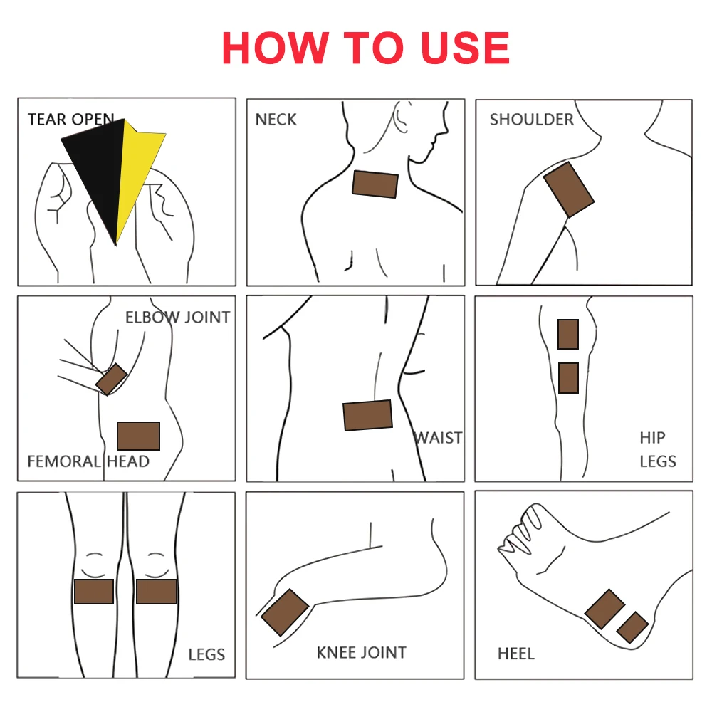 10/30/50Pcs Vietnam Analgesic Patch Shoulder Knee Joint Muscle Pain Relief Stickers Treat Arthritis Rheumatism Ache Care Plaster