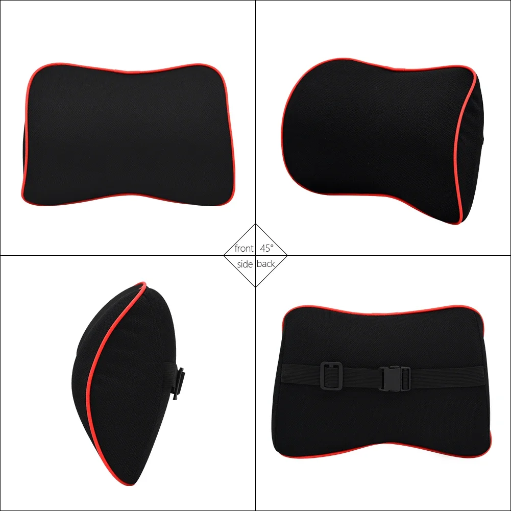 Car Headrest Neck Pillow Auto Car Neck Cushion Memory Foam Breathable Head Support Neck Rest Protector Automobiles Interior — view 6