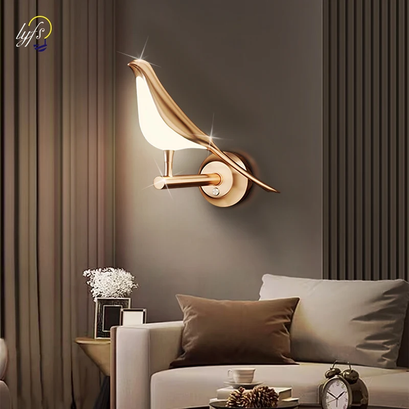 LED Wall Lamp Indoor Lighting Fixture For Home Corridor Stairs Bedside Living Room Decoration Modern Nordic Wall Sconces Light