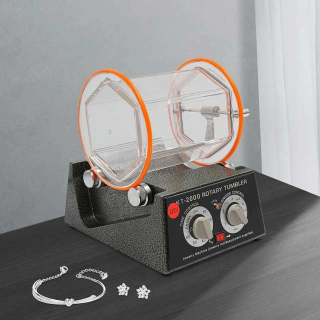 Rock Tumbler Kit SVOPES Jewelry Polisher Tumbler 11lbs/5kg