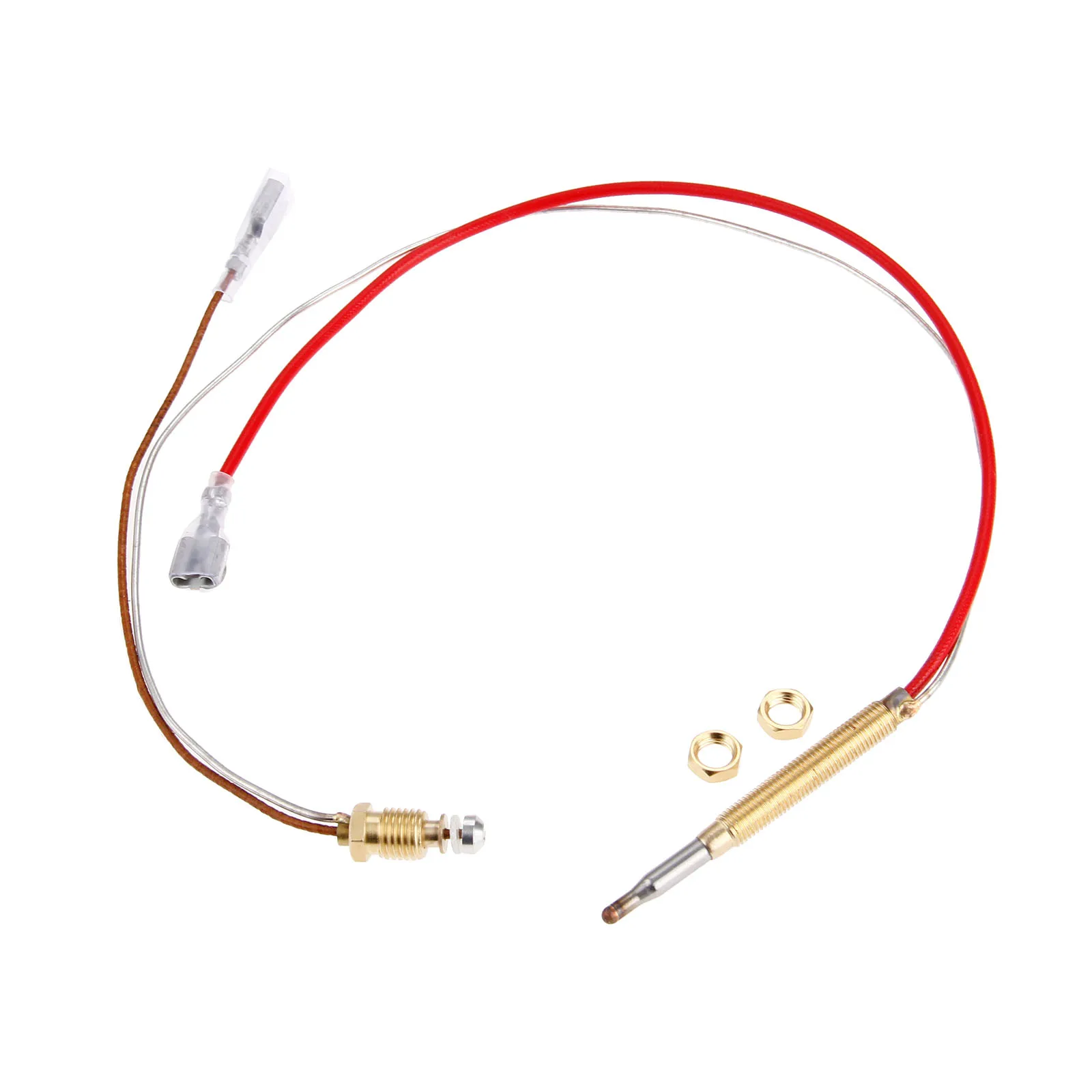 Outdoor Heater Thermocouple for Gas Patio Heater for BBQ Grill Fire Pit Fireplace Hose Connection M6*0.75 Head M8*1 End