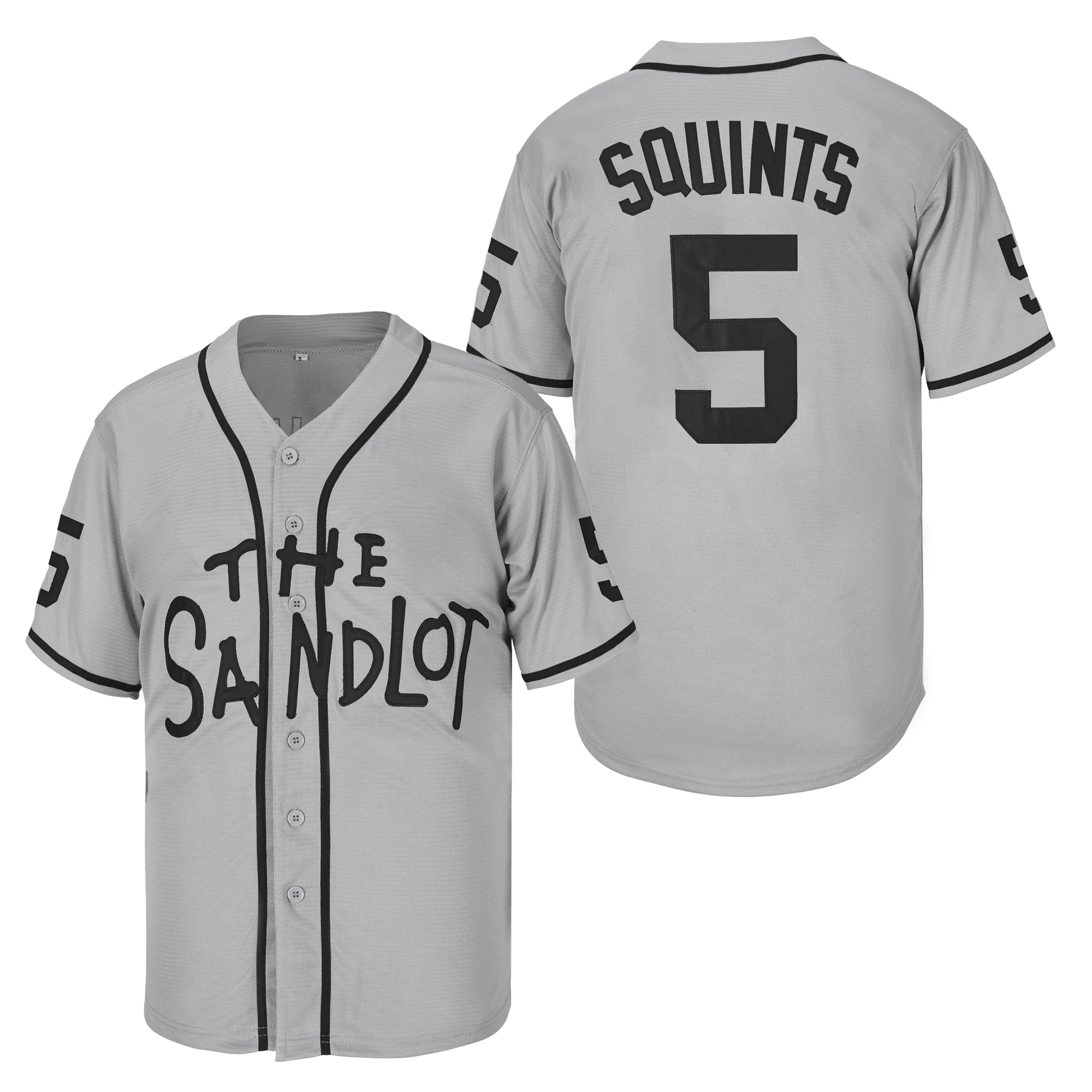 Men's 30 Sandlot Benny 5 Michael Squints 11 Alan Yeah-Yeah The Jet Rodriguez Movie Baseball Jersey
