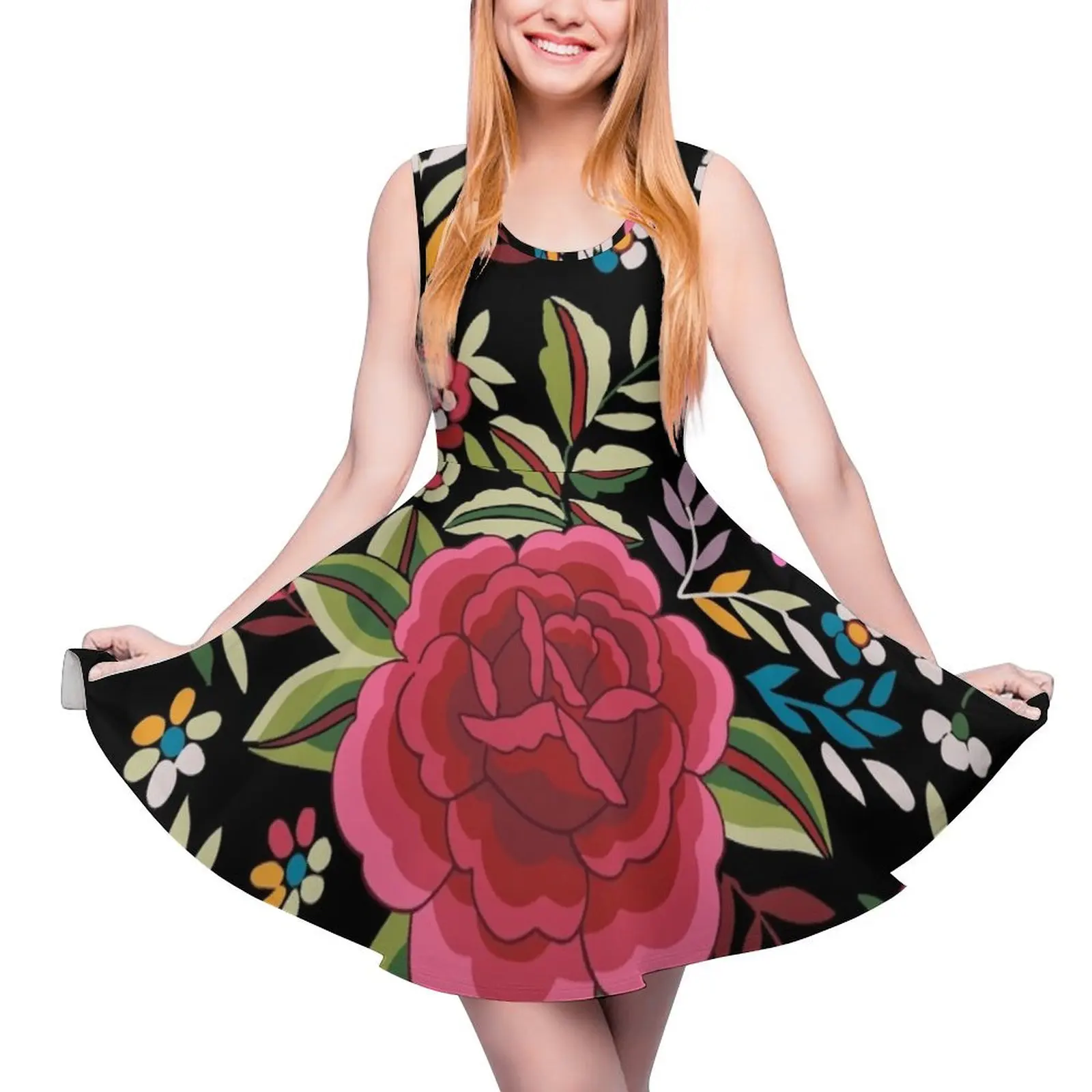 Mantón de Manila Sleeveless Dress dress summer luxury woman evening dress festival outfit women Womens dresses