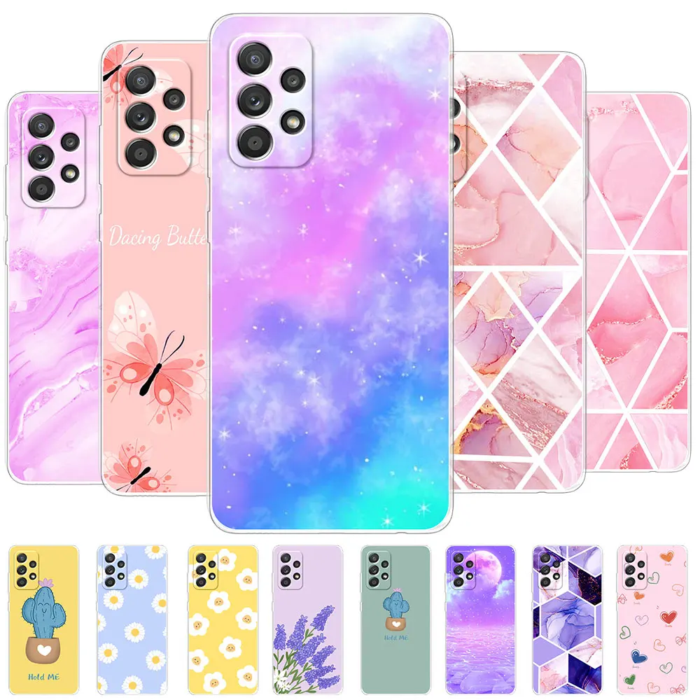 Per Samsung A52 5G Custodia Stampa Custodie Per Telefono Cover Per Samsung A52 4G Silicone Soft Shell Coque Per Samsung Galaxy A52S 5G Fundas