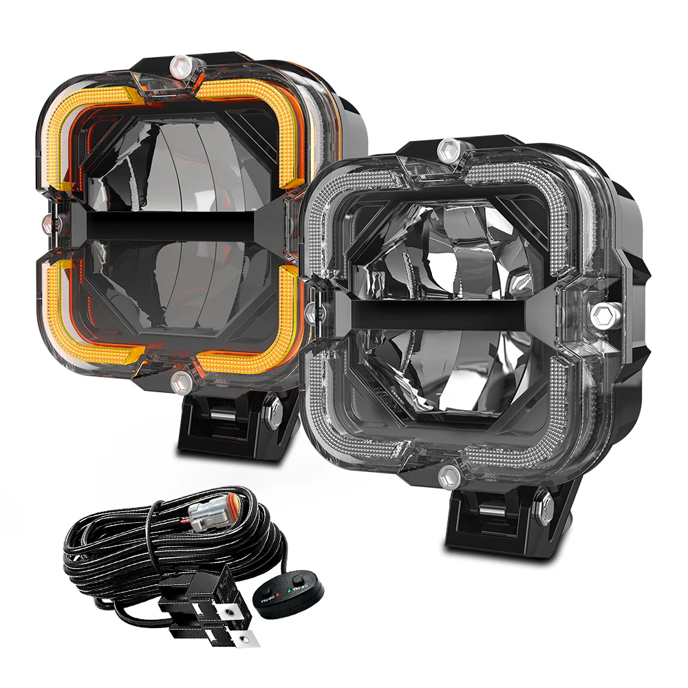 ليد بار 65 واط أبيض وأصفر