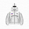 Y2k retro multi-color new double hat windproof and warm outdoor gothic hip-hop hoodie jacket with patchwork design sense hoodie 1