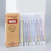9/12 PCS Set Kawaii Color Gel Pen Set 0.5mm Ballpoint Pen for Diary School Stationery 5