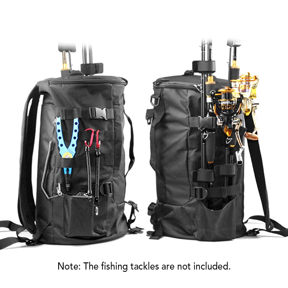 Waterproof Fishing Lure Bag Fishing Bag Double Shoulder Lure Backpack
