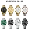 NIBOSI Fashion Simple Men Watch Slim Steel Week Date Waterproof Gold Watch For Men Quartz Business Watch Clock Relogio Masculino 2