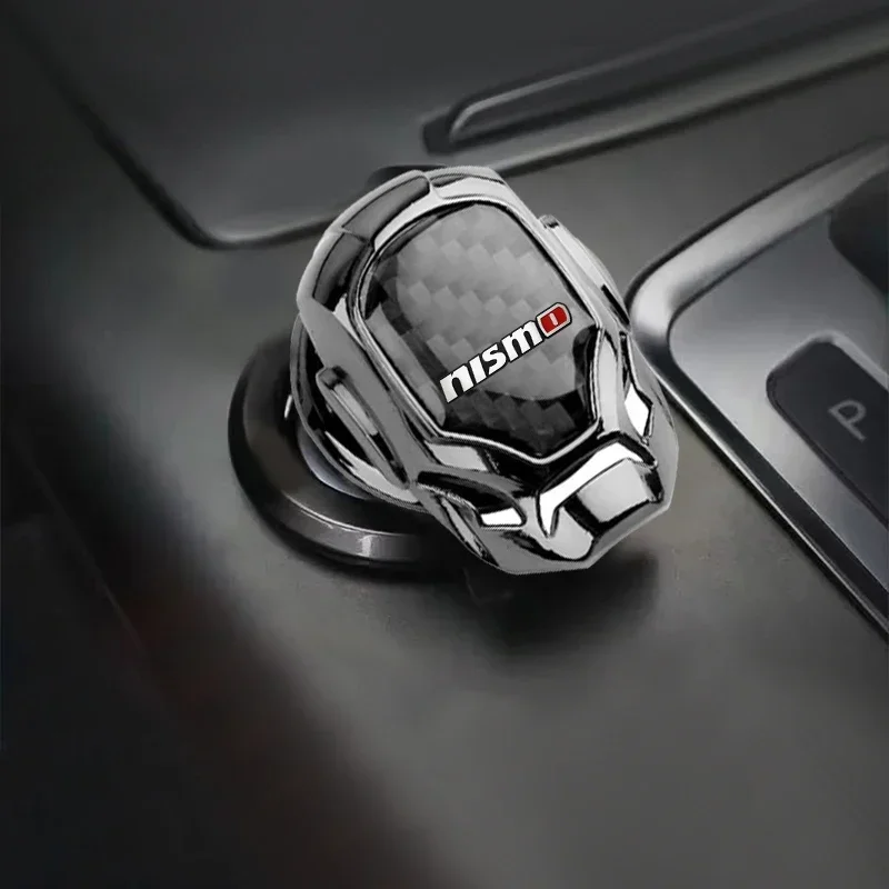 1Pcs Car One-touch Start Cover Engine Ignition Switch Button Decor Sticker Nissan Nismo Almera Tiida Teana GTR Juke Versa car sticker protector,car door sill sticker,car grill sticker,wheel center hub cap sticker