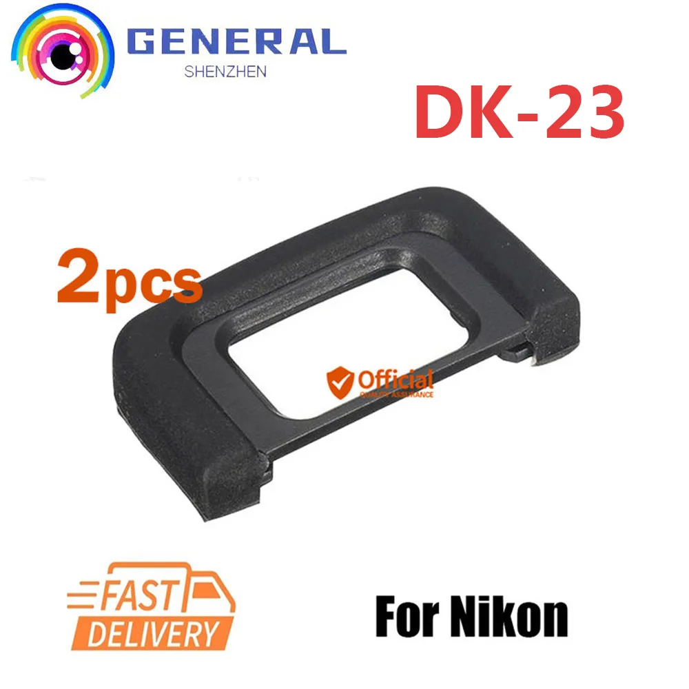 2 Pz Dk-23 Gomma Eyecup Oculare Per Nikon F80 F65 F55 Fm10 D100 D200 D300 D600 D610 D700 D750 D7000 D7100 D90 D80 D70S D70