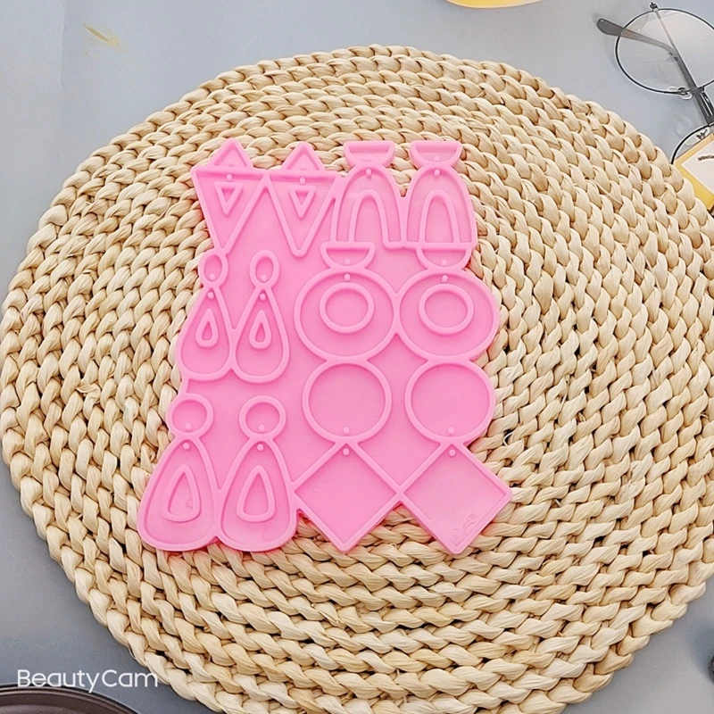 

Earrings Mold Hanging Pendant Decoration Multiple Styles Irregular Silicone Mold