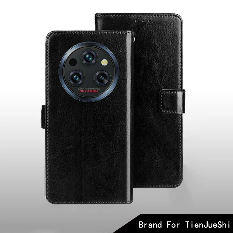 Luxurious Flip Business Leather Case with Magnetic Stand - Premium Phone Accessory Collection