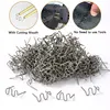 200/500/1000PCS Hot Welding Gun Nails Repair Car Bumper Welding Plastic Machine Accessories Parts Tools Kit Stapler Staples 3