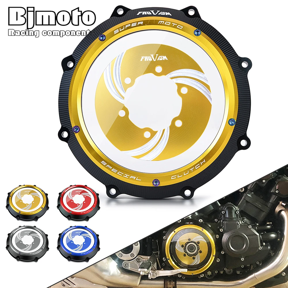 

Racing Engine Clear Clutch Cover For YAMAHA V-MAX V MAX VMAX 1700 2009-2020 2018 2019 Motorcycle Accessories