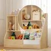 39.4 "Children's Bookshelf and Toy Storage Room, Toy Storage Cabinet, Suitable for Game Rooms, Bedrooms, Daycare Centers 5