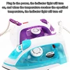 JIQI Handheld Garment Steamer Electric Steam Iron Soleplate Wet&Dry Laundry Ironing Machine Mini Travel Clothes Wrinkle Removal 6