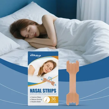 Sleep Care Nasal Strips Gentle Nighttime Natural Adhesion Breathable Suitable for Daily Use Safe Design Unisex All Skin Types 1
