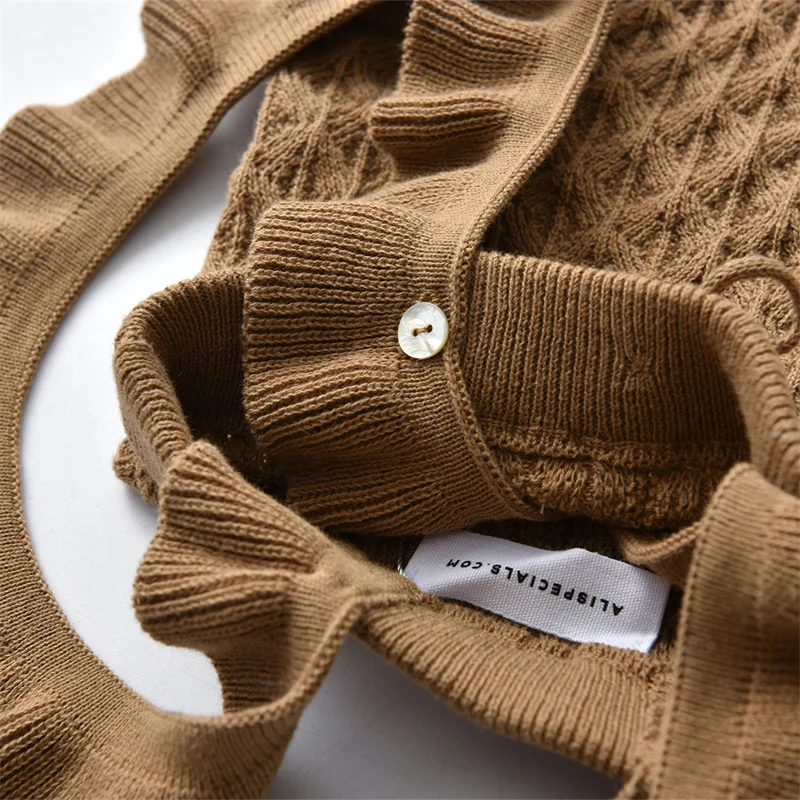 2022 Brother Sister Matching Clothes Summer Boys Girls Knitted Outfits