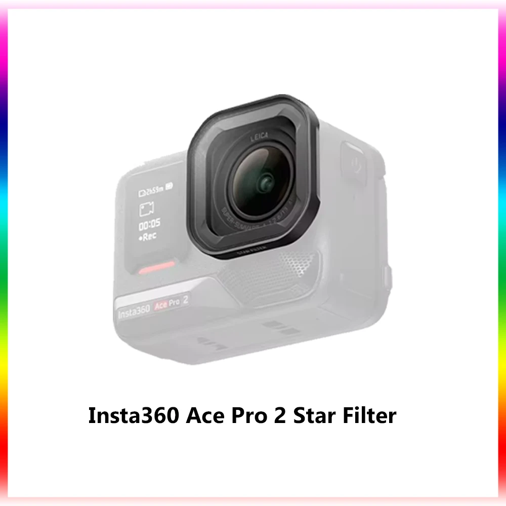 Filtre Ultra Wide fixé sur une caméra d'action, offrant un champ de vision élargi pour des paysages immersifs.