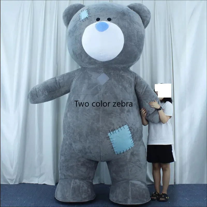 2.6m InflatableTeddy Bear Мишка Mascot  Costume for Advertising Christmas Halloween Adult Fursuit Funny Mascot Animal Cosplay