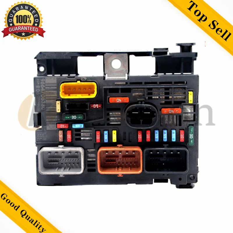 BSM-R06 9664706380 R06 for Peugeot Citroen 308 2007-2013 1.4 1.6 2.0 16V VTI HDI Fuses Box Control Unit Auto Parts