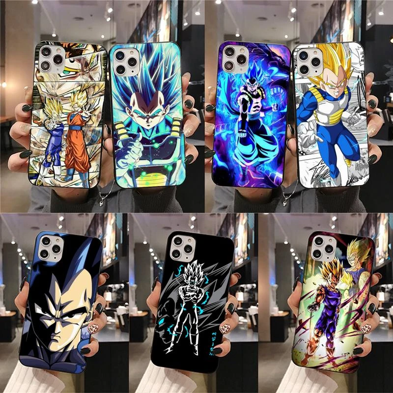 Bandai Dragon Ball Z Vegeta Phone Case For iphone 13 12 11 Pro Mini XS Max 8 7 Plus X SE 2020 XR cover xr cases