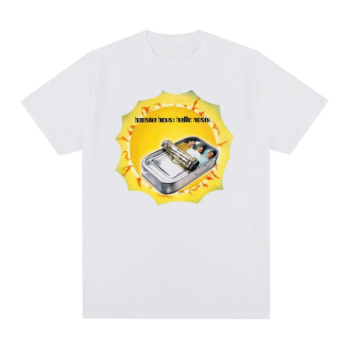 Beastie Boys hello nasty Tシャツ XL Hello Nasty Robot White T-Shirt - Beastie Boys Official Store