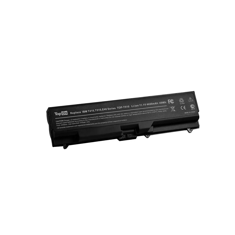 Аккумулятор TopON для Lenovo ThinkPad SL510 11.1V (4400mAh) | Компьютеры и офис
