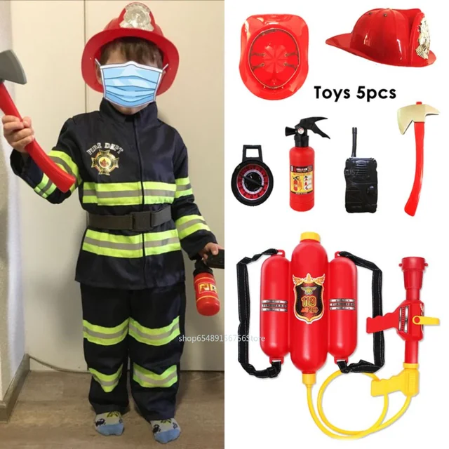 Boys Girls Firefighter Cosplay Costume: Embrace the Adventure