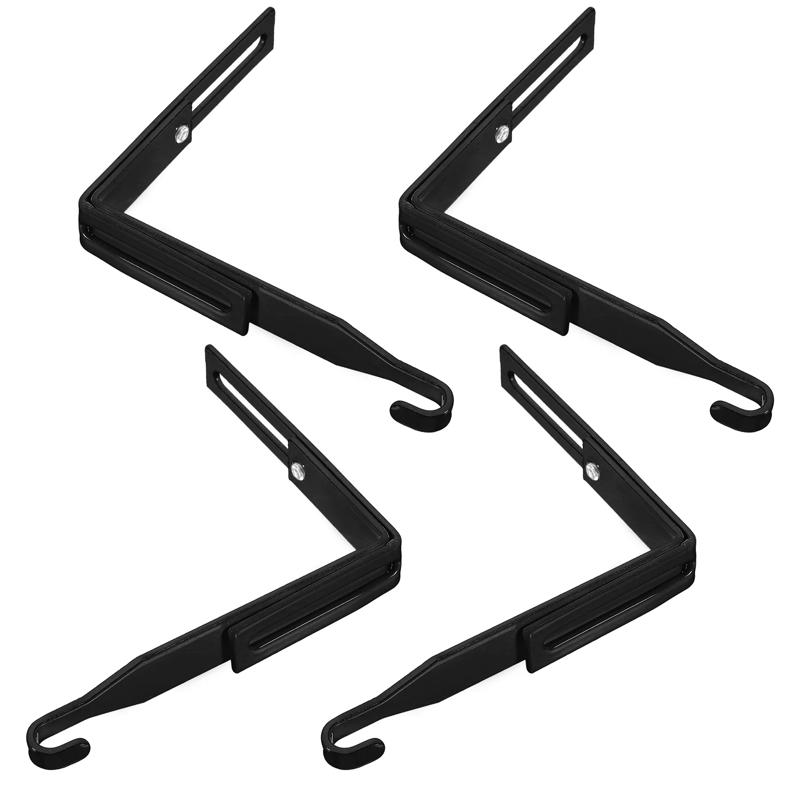 

4 шт. над дверью телефон металлическая регулируемая дверь подвесной крючок Органайзер дверные зеркала крючки