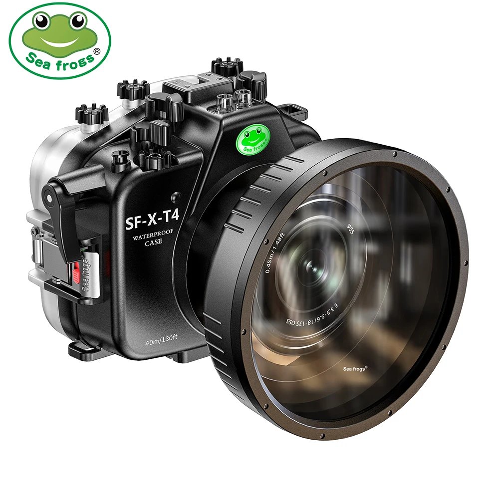 Seafrogs Scuba Diving Camera Case Cover For Fuji Xt4 Underwater
