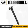 TOUGHBUILT TB-H1-1SBR-S20X/TB-H1-1SBR-S24X 20 OZ. 24 OZ. ShockStop Steel Rip Hammer Milled Face Hand Tools 2