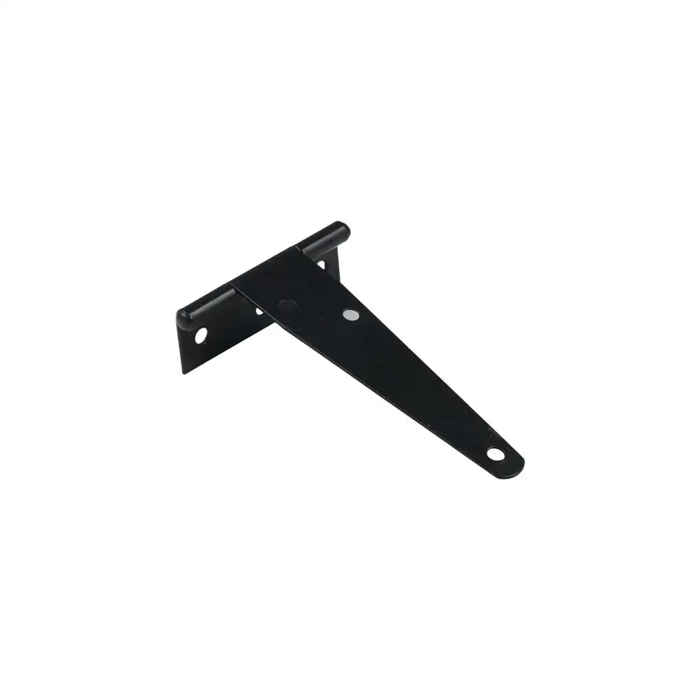 Description Picture 3 of itemTools Shape Furniture Garden Gate Wooden Door Hinges Hardware Cabinet Shed Tee Hinge Black Iron