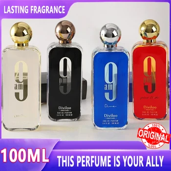 100ML Vaniglia Profumo Spray Am/Pm 9 Citrus Profumo Floreale Donne Fragranza Leggera Nebbia Per Il Corpo A Lunga Durata Eau De Toilette Colonia 1