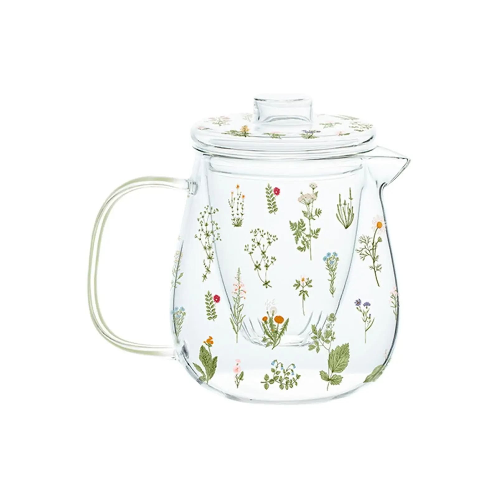 Tea Blooming Teapot Transparent with Tea Strainer Tea Kettle Loose Leaf Teapot for Home Birthday Party Anniversary Gift Tea Blooming Teapot Transparent with Tea Strainer Tea Kettle Loose Leaf Teapot for Home Birthday Party Anniversary Gift