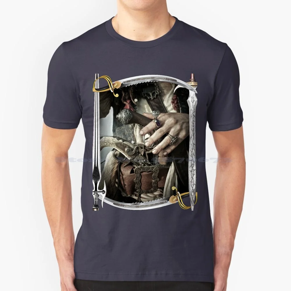 T-Shirt Pirata 100% Cotone Tee Pirates Storia Antica Buccaneers Sea Life Cris Validgues Ladro Di Sea Pirate Guns Pirate