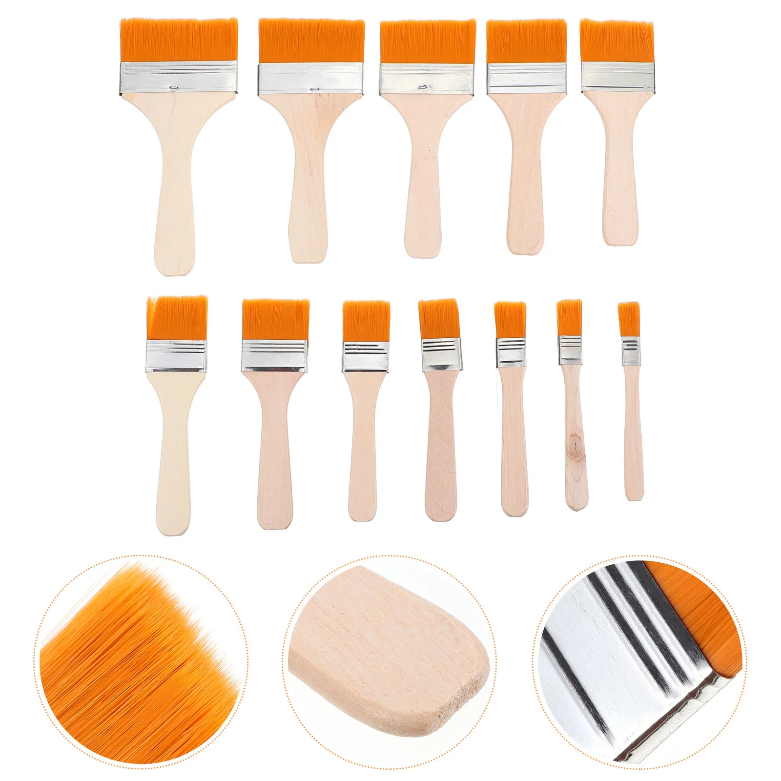 12 PCS Drawing Board Brush Kids Suit DIY Miniature Child Nylon Professional Brushes Painting