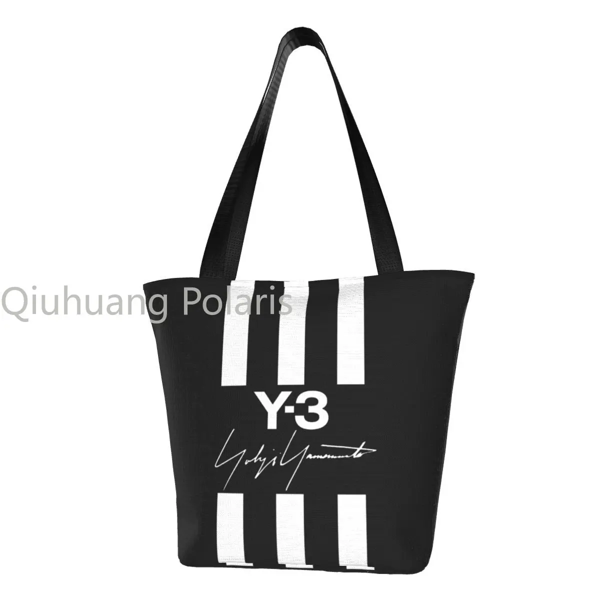 

Yohji Yamamoto Grocery Tote Shopping Bag Women Fashion Canvas Shopper Shoulder Bag Big Capacity Handbag
