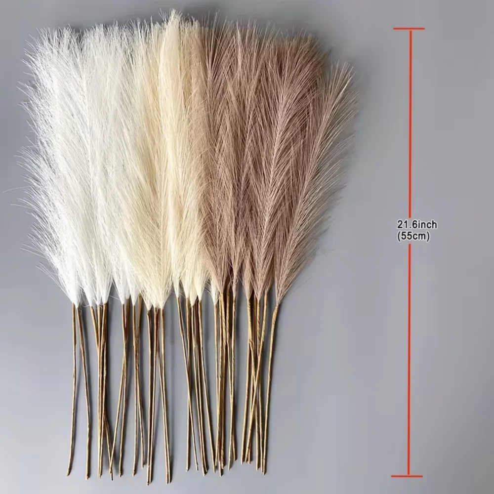 Pampas Grass Decoration Set | Lush & Realistic Faux Plants | Chic Bohemian Home Accents