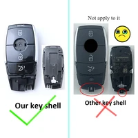 กุญแจรถ Fob กรณีเชลล์สําหรับ Mercedes Benz E Class E200 E260 E300 E320 W205 W213 W177 W222 สําหรับ Maybach สําหรับ AMG 3