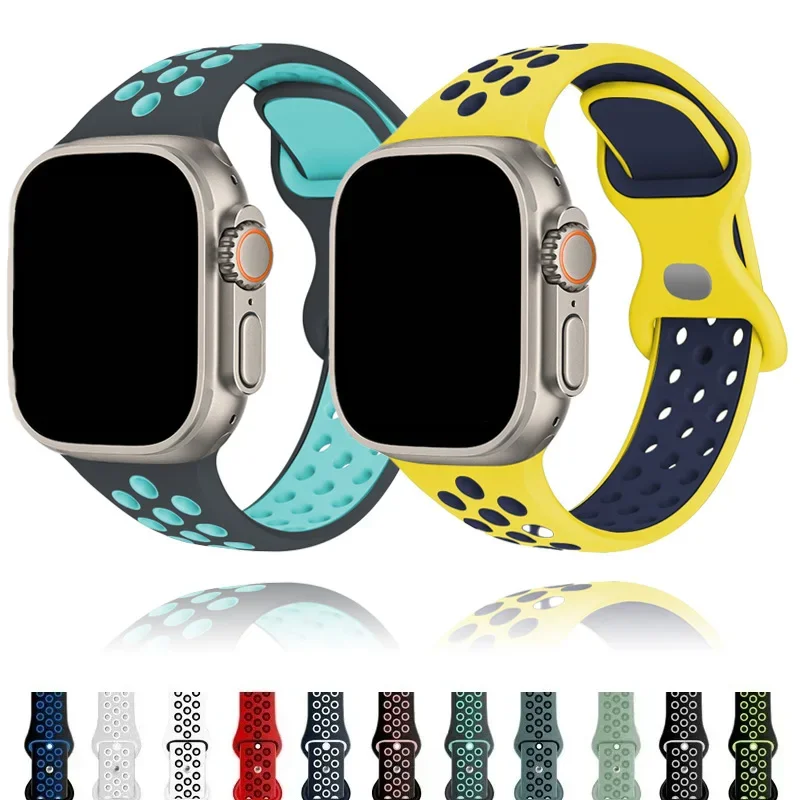 Breathable Silicone Watch Strap Bracelet - Universal Fit